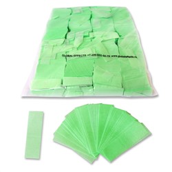 Конфетти флуоресцентное 17 х 55 мм (UV-зеленое)