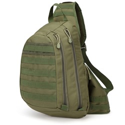 Военный рюкзак однолямочный (хаки-олива), - 20-35 л (CH-077), №11