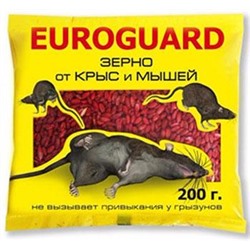 Зерно от крыс и мышей, Eurogard 200 г