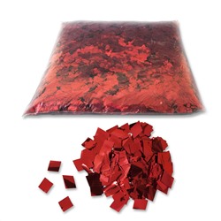 Конфетти металлизированное 6 х 6 мм (красное)