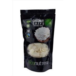 Кокосовые чипсы органические "Econutrena", 250г