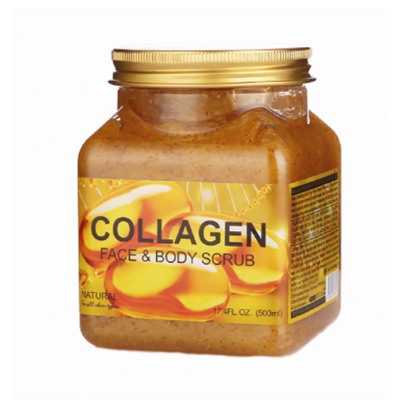 Скраб для лица и тела Collagen Face & Body Scrub 500 ml оптом