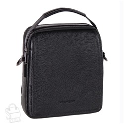 Сумка мужская кожаная 9913-2H black  Heanbag