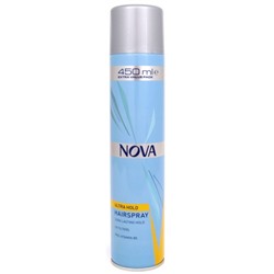 Лак для укладки волос Nova (Нова) Ultra Hold, 450 мл