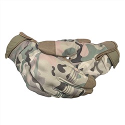 Утеплённые перчатки камуфляж Multicam – прочное сцепление, защита от истирания, без потери гибкости на морозе №54