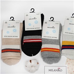 Женские шерстяные носки (узор 1) MilanKo N-316 упаковка
