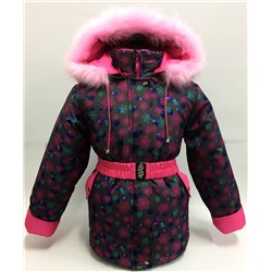 Куртка зимняя для девочки КЗД-9 "Лизонька" р-р 104