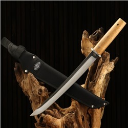 Нож-танто "Шикотан" с чехлом, рукоять - дерево