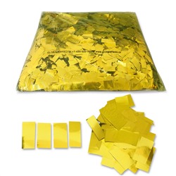 Конфетти металлизированное 10 х 20 мм (золото)