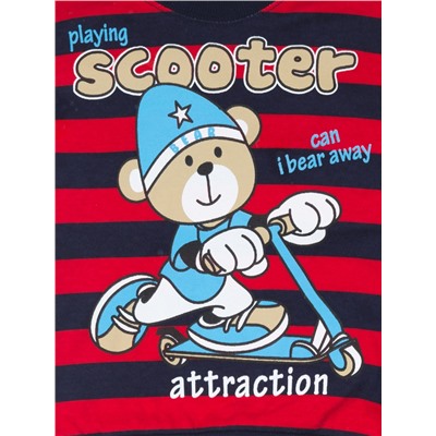 Толстовки для мальчиков "Playing scooter"