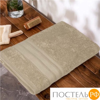 Полотенце Kарвен "PETEK BORDUR DUZ "Lux Cotton 50*90 1шт махра H 5159 bej 2