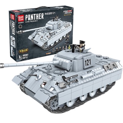 Конструктор Немецкий Танк"  Panther " ( Quan Guan ) , арт. 100064, 990 деталей