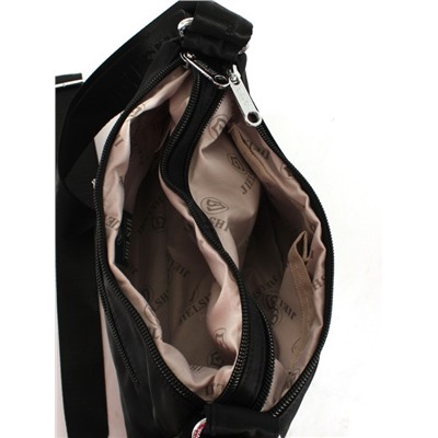 Сумка женская текстиль JLS-DD-21,  2отд,  плечевой ремень,  черный 260969