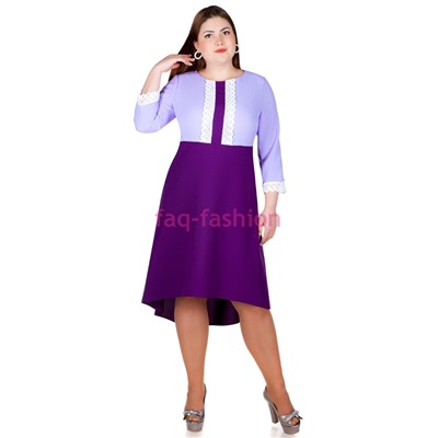 Платье БР Toska Сиреневый+фиолетовый