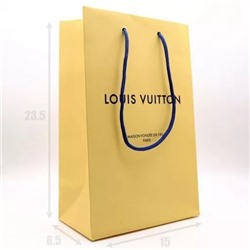 ПОДАРОЧНЫЙ ПАКЕТ LOUIS VUITTON МАЛ. (ЖЁЛТЫЙ) (15x23.5x8.5)