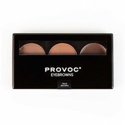 Provoc Набор теней для бровей 03 True Brown