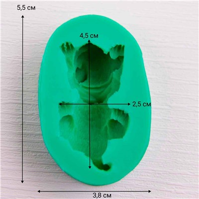 Силиконовый молд Собачка-4