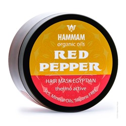 Египетская маска для волос Red Pepper укрепление и рост серии «Hammam organic oils»