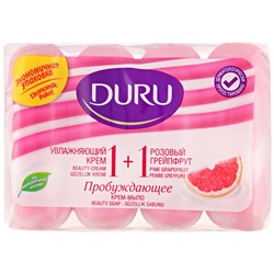 Крем-Мыло DURU Soft Sensation 1+1Розовый Грейпфрут 4 шт.Х80г.