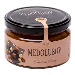 Крем-мёд Медолюбов фундук с шоколадом