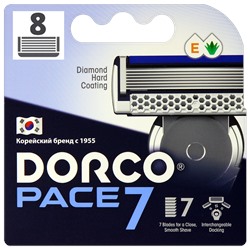 Кассеты для бритвы DORCO PACE-7 (8 шт.), SVA1080
