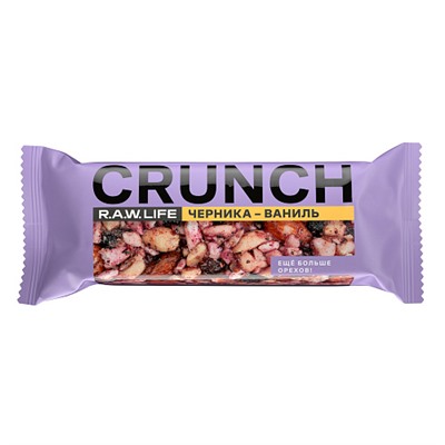 Батончик ореховый "Crunch Черника-Ваниль"