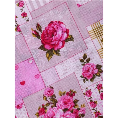 Текстильное изделие РОЗЫ (48х58) розовый
