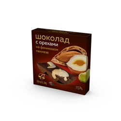 Шоколад на финиковом пекмезе с орехами, 70 г