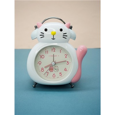 Часы-будильник «Kitten», white