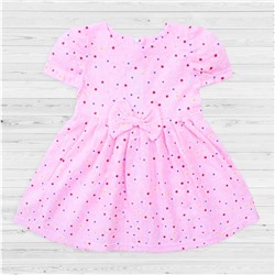 Платье 2280-095/2 розовый/цветы