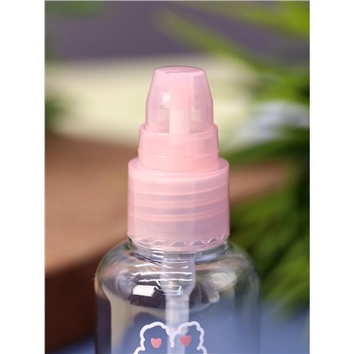 Дорожная бутылочка "Little rabbit luck", pink (50 ml)