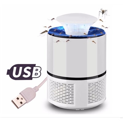 Лампа ловушка для комаров и насекомых USB