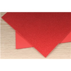 Фоамиран EVA глиттерный (светло-красный), 2мм (20*30см), упак.10шт 
                        							В наличии