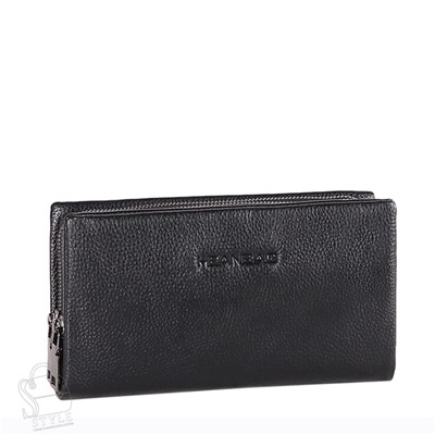 Клатч мужской кожаный 66232H black Heanbag