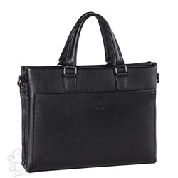 Портфель мужской кожаный 8815-4H black Heanbag в Новосибирске