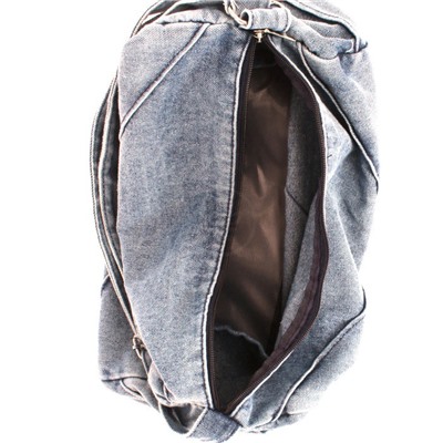 Сумка женская текстиль JN-76-8164,  1отд,  плечевой ремень,  голубой jeans 260093