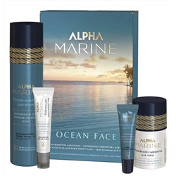 AMN/FC Набор для мужчин Ocean Face ALPHA MARINE (шампунь 250 + сыворотка для лица 50+ флюид для кожи вокруг глаз 15 + бальзам 10)