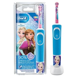 Электрическая зубная щетка Oral-B BRAUN Stages Power D12 (принцессы/ снежные принцессы) на аккумуляторах