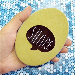Набор (зеркало, гребень) "Share"