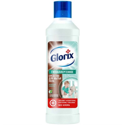 Средство чистящее для пола Glorix (Глорикс) Нежная забота, 1 л