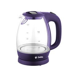 Чайник электрический 1,7л DL-1203 фиолетовый DELTA