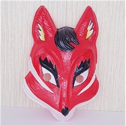 Карнавальная маска Лисичка детская тонкая