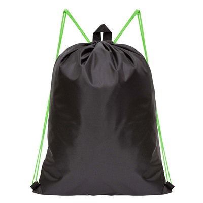 Рюкзак МАЛ GRIZZLY 285-1/1-RAm с мешком черный-салатовый