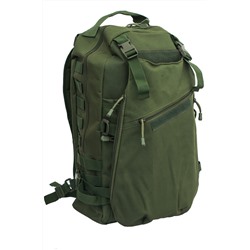 Рейдовый рюкзак хаки-олива (15-20 л), (CH-070) №27 - Удобный рюкзак для однодневных переходов, активного отдыха, походов, охоты, рыбалки и города. Водонепроницаемая износостойкая нейлоновая ткань 600D
