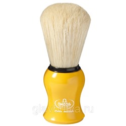 Помазок для бритья Omega 10065 Ручка Желтая (Италия)