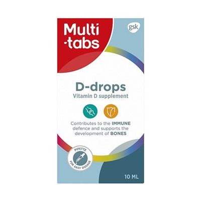 Витамин в каплях Multi-Tabs "D-tipat 10 mikrog" 10 мл