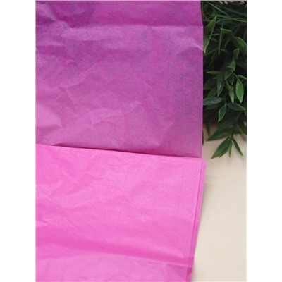 Бумага тишью "Classic", dark pink, 50 х 66 см, 14 г/м2 (набор 10 шт.)