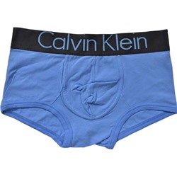 Трусы Calvin Klein синие с черной резинкой Steel A020