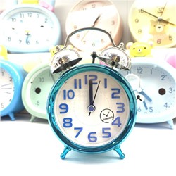 Часы-будильник «Neon numbers», blue