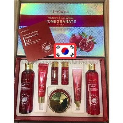 Антивозрастной набор Deoproce Whitening & Anti-Wrinkle POMEGRANATE 5 Set (78)